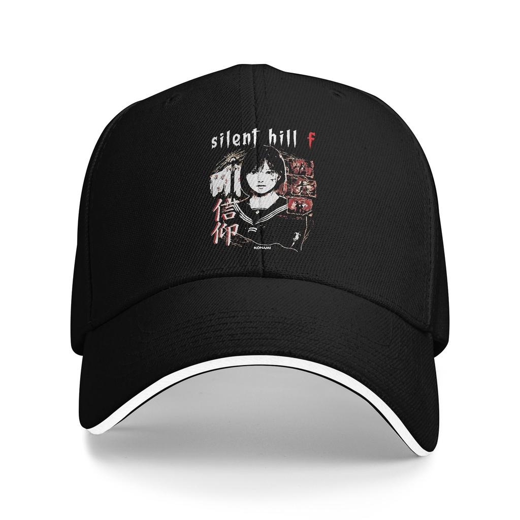 Silent Hill F Horror Game Baseball Cap Fashion  Sandwich Cap Unisex Style Adjustable Caps Hat Activities
