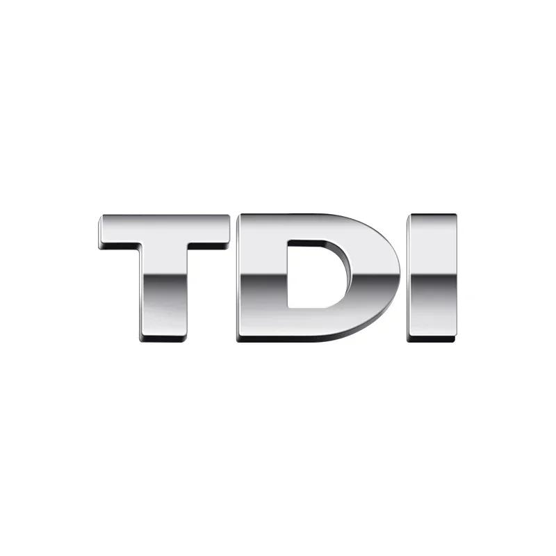 1Pc 3D ABS TIGUAN V6 V8 TSI TDI Car Letter Logo Sticker Tail Bumper Badge Auto Rear Trunk Emblem Styling Accessories