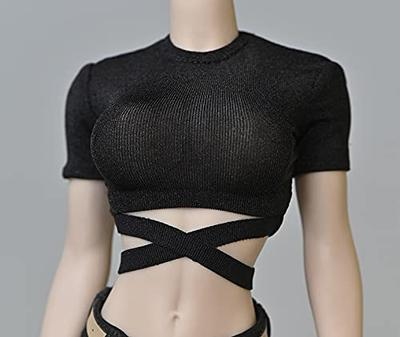 Accessories for Female Sexy with Front Strap and Clothes Other Than the Are Not [TOYBARJAPAN] 1/6 figures/Beautiful T-shirt (head, Body, Shoes,