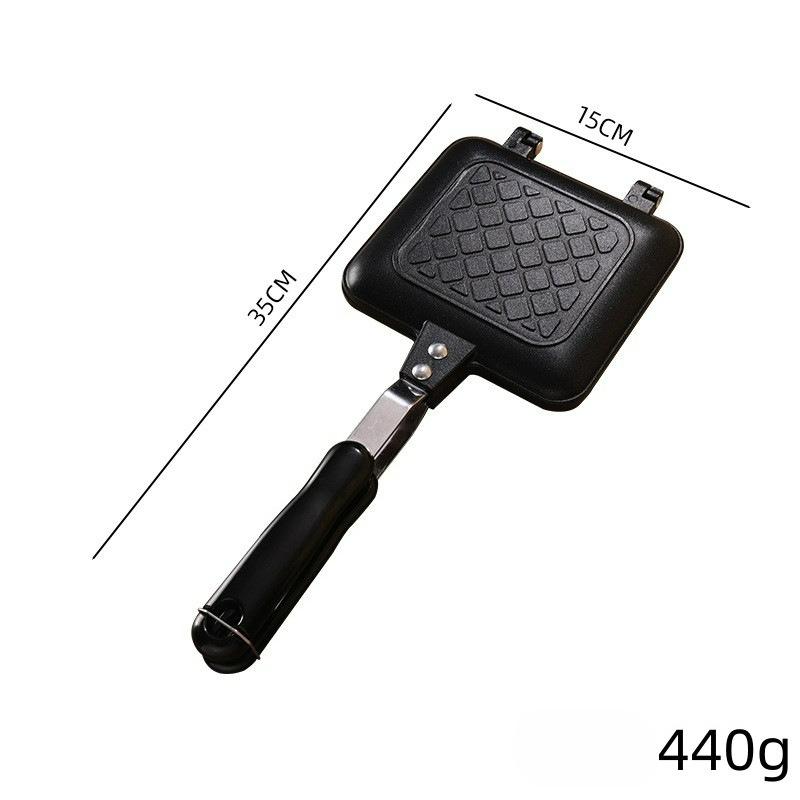 Aluminum Alloy Sandwich Maker Pan Non-Stick Sandwich Grill Pan Household Detachable Hot Sandwich Maker Double Sided pancake pan