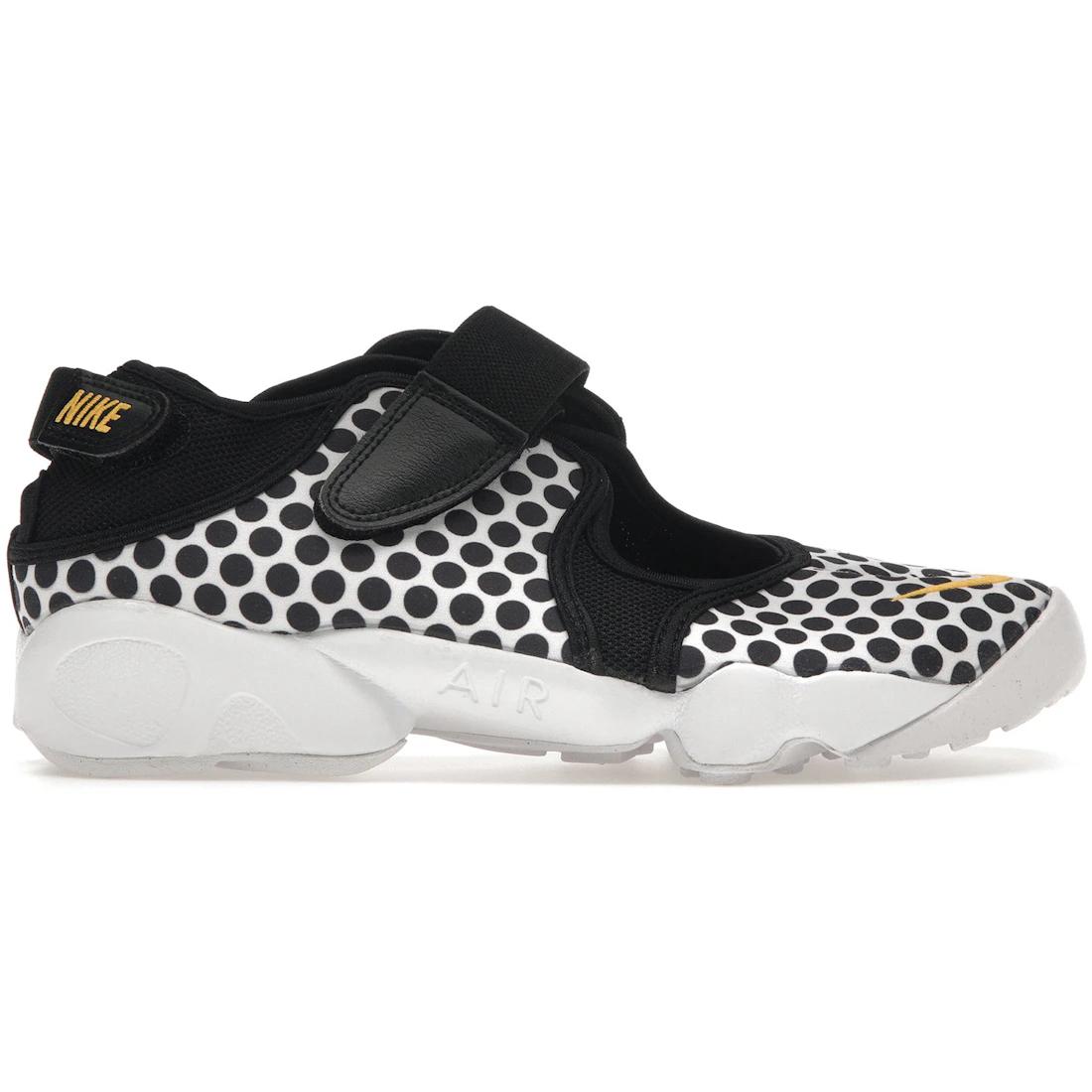 

Кросівки Nike Air Rift Breeze у горошок Чорно-біло-помаранчеві (Жіночі)(DX5422-001) 36.5