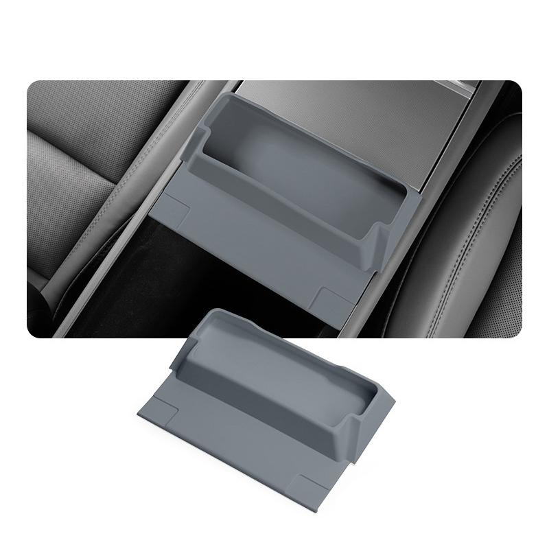 Hot Sale For New Model Y Juniper 2025+ Launch Car Glasses Tray Center Console Armrest Storage Box Organizer Interior Accessories