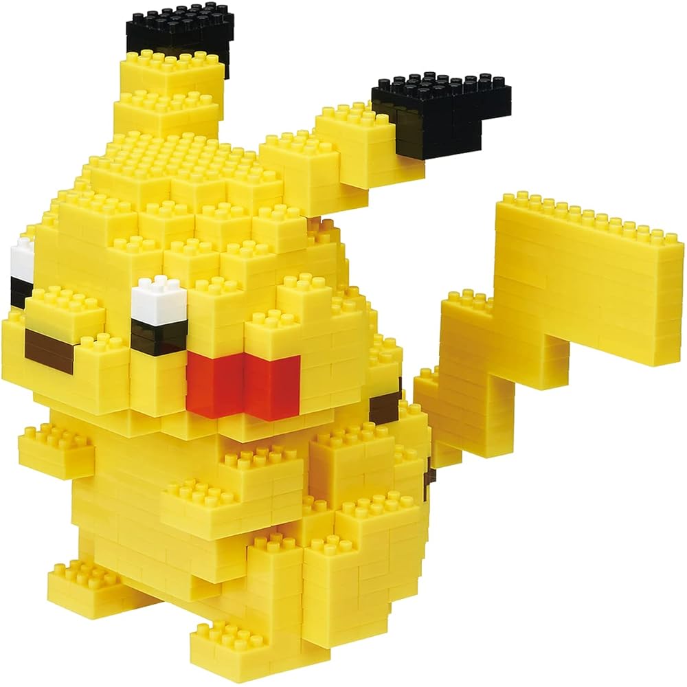 Nanoblock Pocket Monster Pikachu DX Building Set 150 Pieces