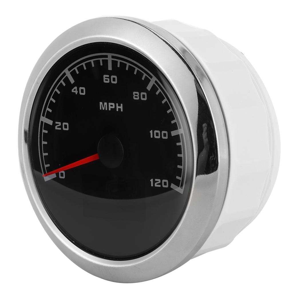 85mm GPS Tacho Armaturenbrett Kilometerzähler HD Anzeige für Boot Yacht Motorrad Auto 120MPH