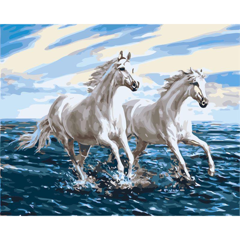 Frameless Digital Oil Painting for Entrance Hall - 40x50 Pigment Kit.