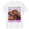 Easily Distracted By Small Wieners Funny Offensive Dachshund TShirt Fashion Short Sleeve Tshirt Tops Women Clothing Personality