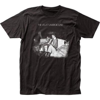 Velvet Underground Self-Titled Mens T Shirt Rock And Roll Classic Tee New Black
