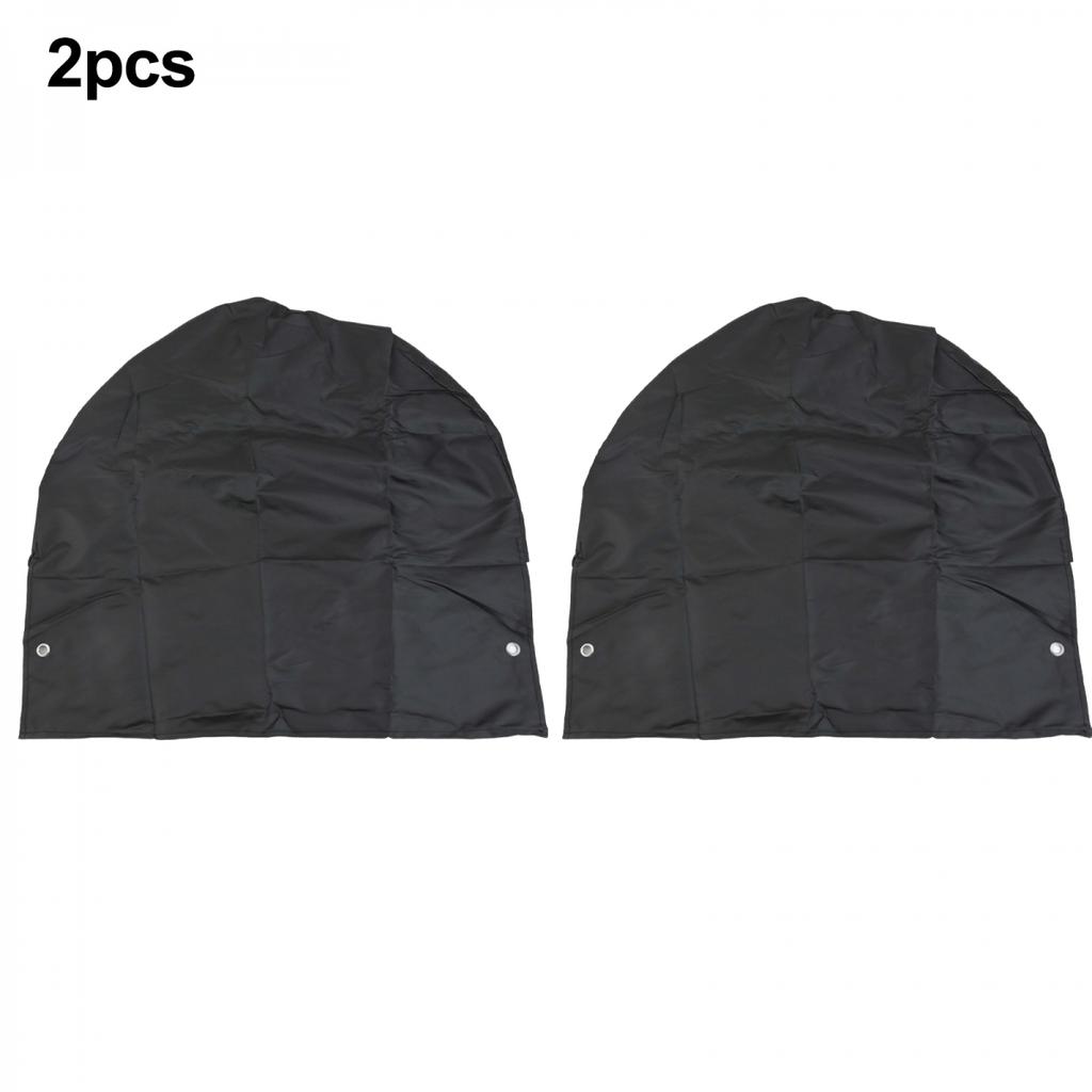 For Caravan Tyre Cover Set 2pcs - Sun Resistant Polyester All Season Design