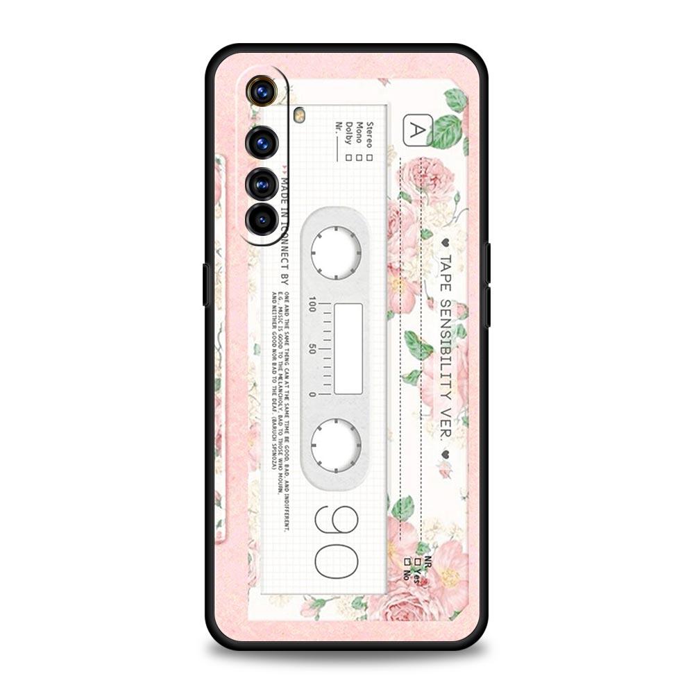 Retro Vintage Old Cassette Tape Phone Case For Realme 12 11 10 9 8 5G 7 6 GT5 GT3 GT2 Pro C21 C11 C25 C35 GT Neo 2 3 3T 5 Cover