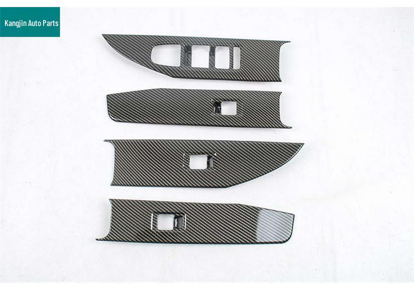 BYD 2025 Han LDMI Carbon Fiber Interior & Exterior Trim: Armrest Box & Rearview Mirror Cover