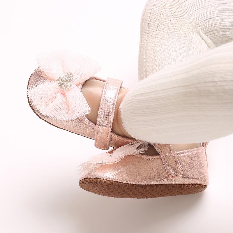 Infant Princess Bow Shoes: Soft Sole for 0-1 Year Old, Spring/Autumn