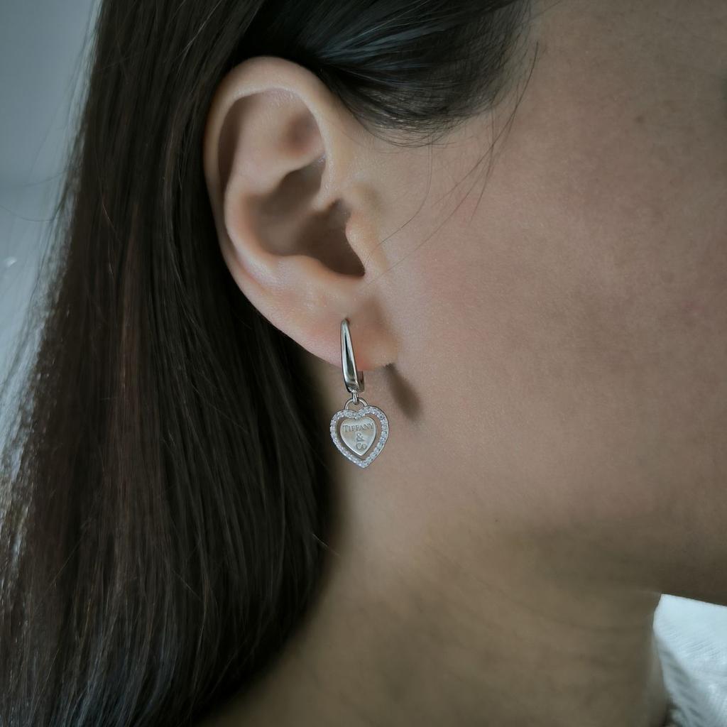 Silver Earrings with Cubic Zirkonia (2177500)