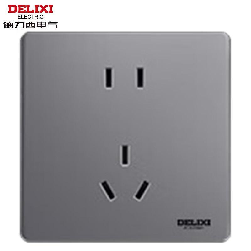 Delixi Electric Type 86 10A 5-Hole Wall Socket