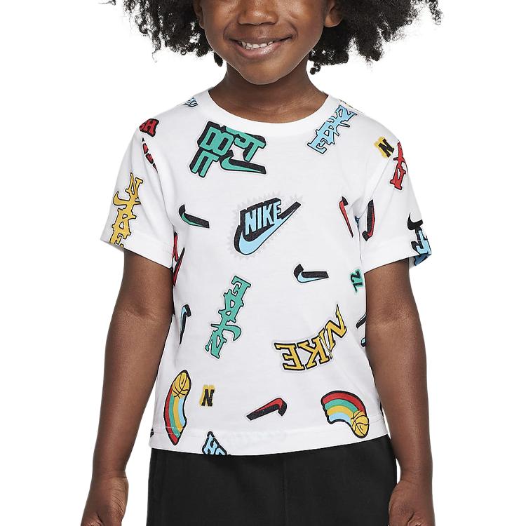 Nike T Shirt White Infant And Toddler HQ7401-100 2T