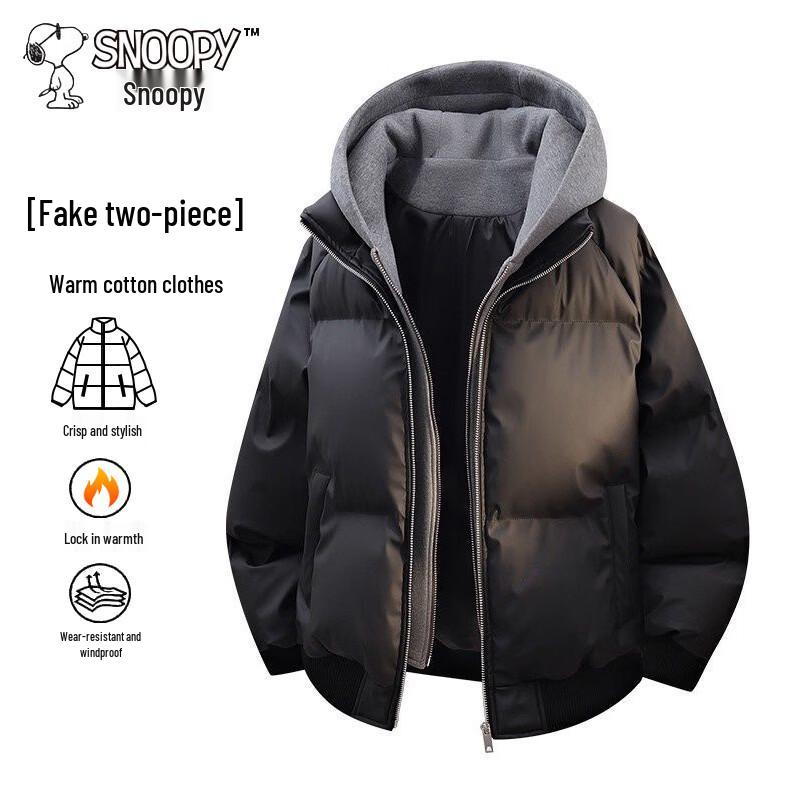 Snoopy Men's Winter Waterproof Puffer Jacket