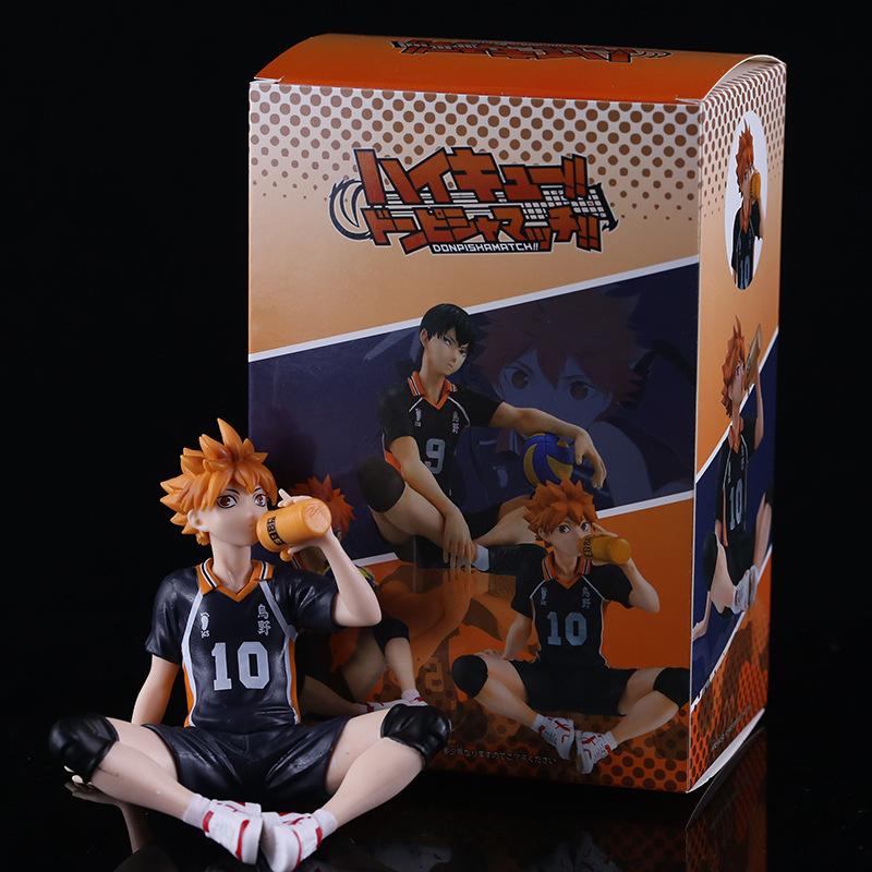 12 CM Figurka Anime Haikyuu Shoyo Hinata Model Zabawka Kozume Kenma Figurka Akcji Noodle Stopper Tobio Kageyama Zabawka Kolekcjonerska Zapakowana w Pudełko