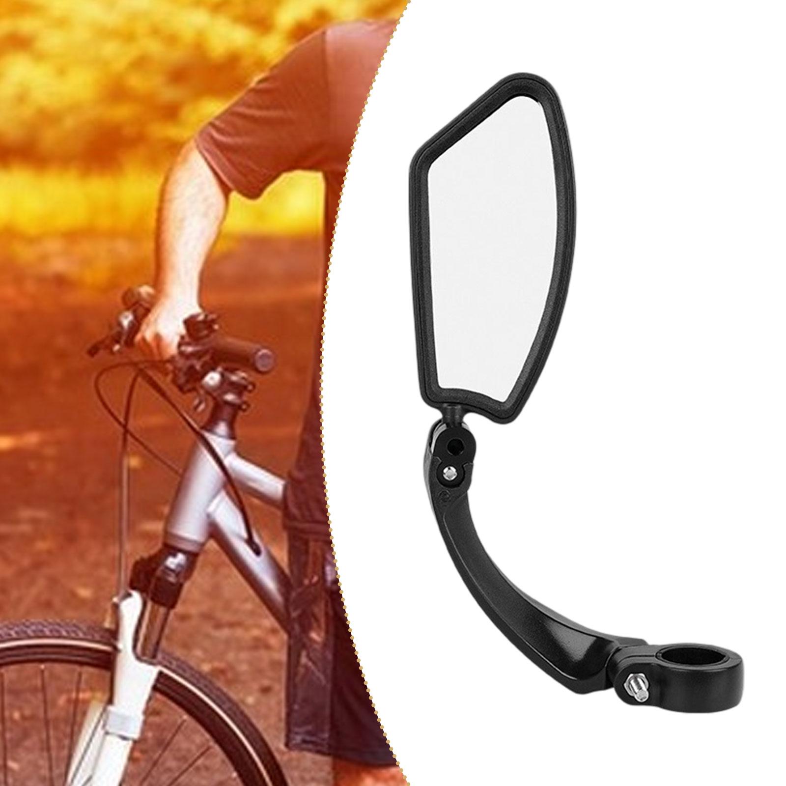 Bike Mirror Shockproof Stainless Steel Bike Accessory Universal Bicycle Rear View Mirror for Electric Bicycle Motorcycle Cycling Left