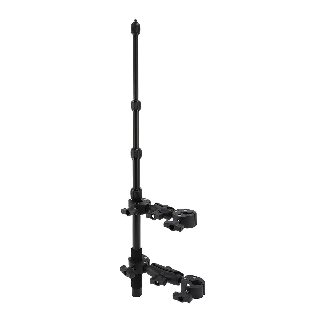 Motorcycle Camera Mount Kit Fit for Insta360 X5 Action Camera 4.9FT Double Clamp Handlebar Selfie Stick Extension Pole