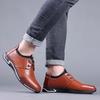 2025 Men's Business Leather Shoes Lightweight Breathable Slip-On Casual Shoes Soft-Sole Non-Slip Platform Shoes Designer Style