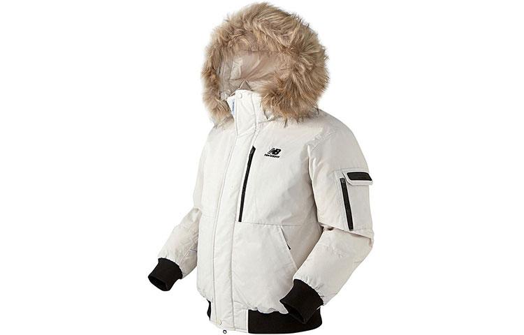 

New Balance Down Jacket Korean Style, Winter Unisex Ivory White NBNPA43043-IV S