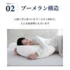 YOKONEGU Pillow for Side Sleepers (Pillowcase Included [Pile Material] Cloud Cream)