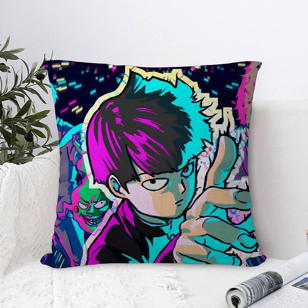 Japan Anime Mob Psycho  Maple Design Cushion Cover Happy Autumn Harvest Decor Holiday Decorati Pillow Cover