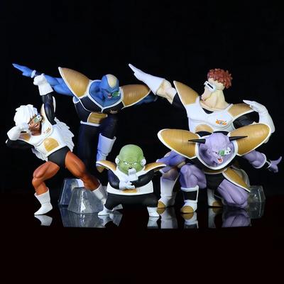 Anime Goku Ginyu Figurka Jeice Recoom Burter Guldo Figurka Pvc Akční figurky Kolekce Modelové hračky pro panenky