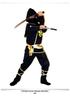 Costum Cosplay Samurai Ninja pentru Copii de Halloween pentru Joc de Rol și Spectacol
