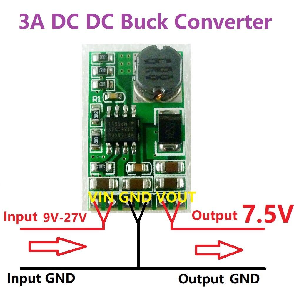 DC-DC Boost-Buck Regulator Converter 3-15V 3.3V 5V 9V to 12V Power Supply Module