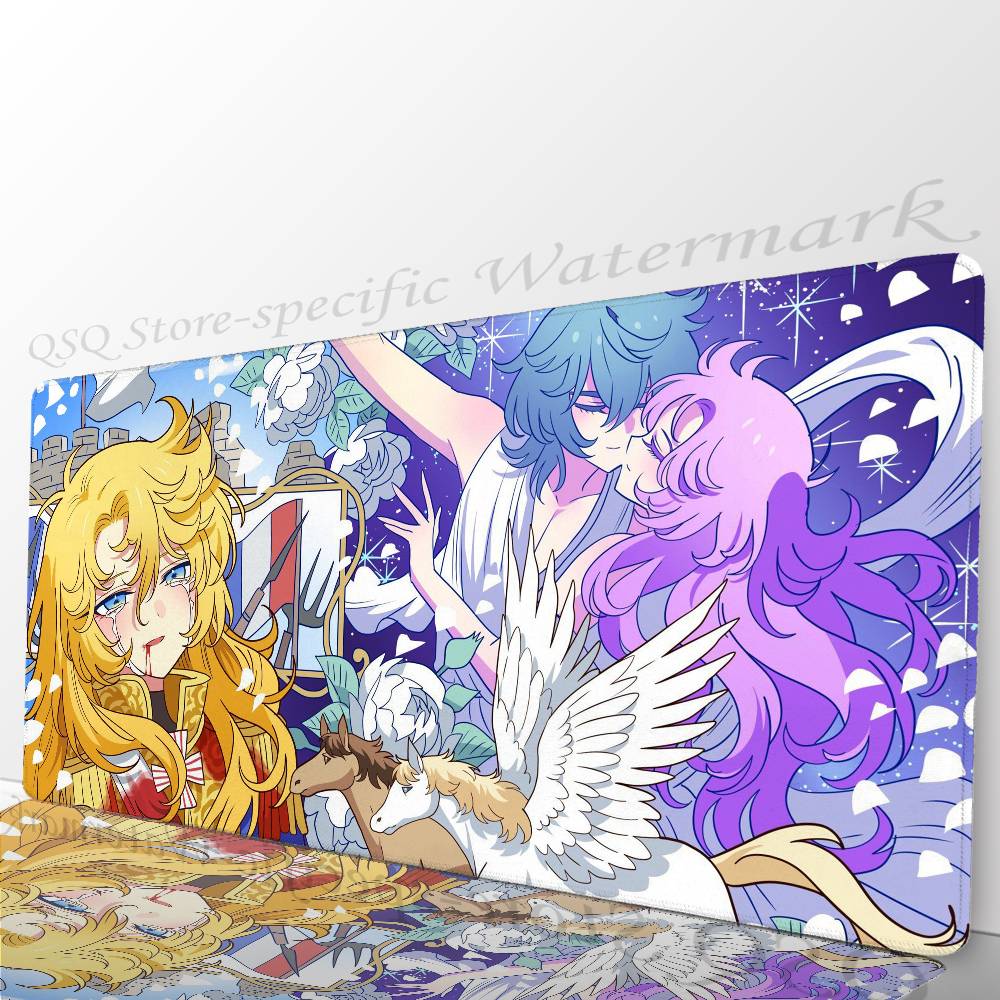 

The Rose Of V-Versailles Anime Mousepad Mouse Mat Desk Mat With Pad Gaming Accessories Prime Gaming XXL Keyboard Pad Padding M LockEdge700x300x2mm