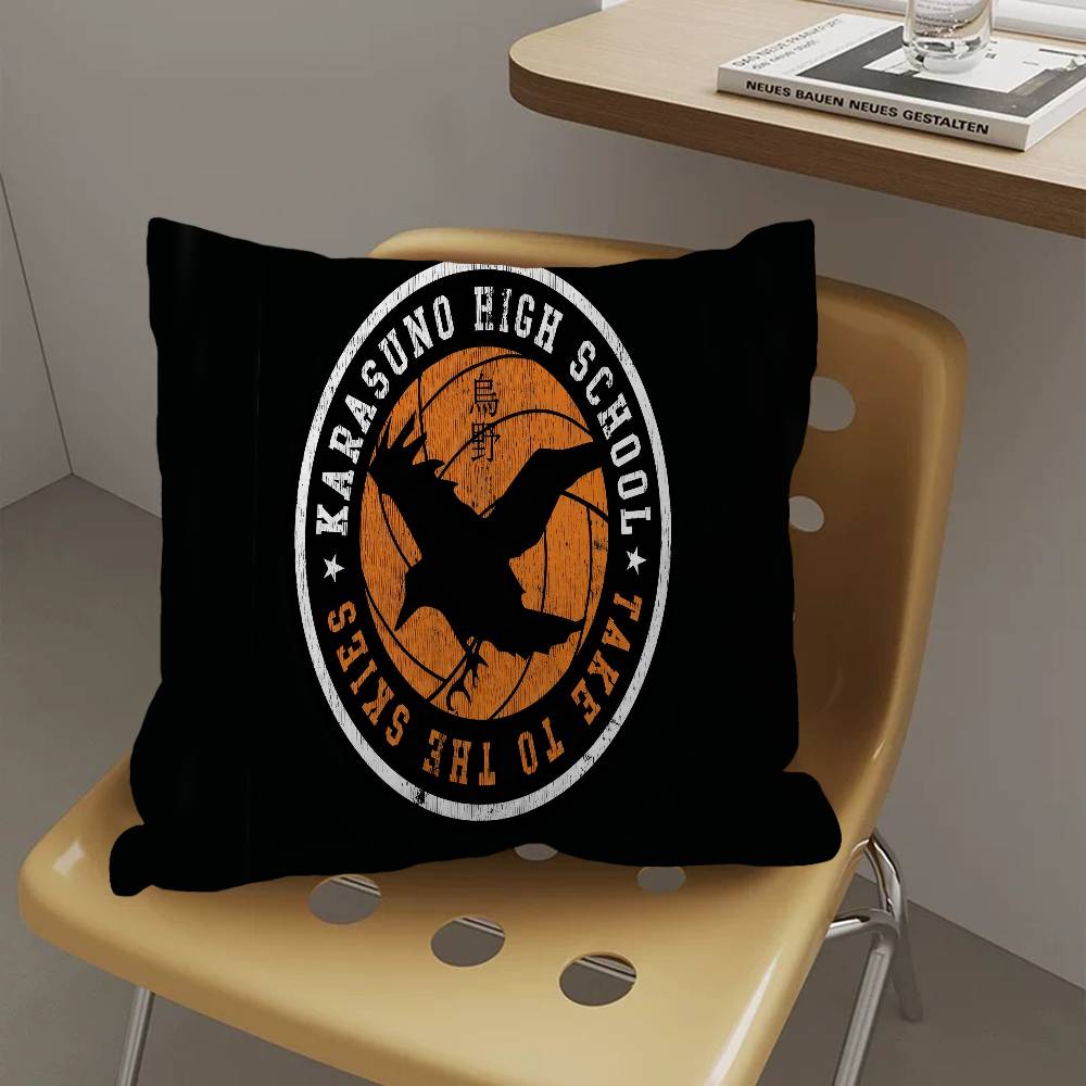 Cartoon K-Karasuno Kissenbezug Dekokissen Sofa Heimdeko Hülle Kissenbezüge