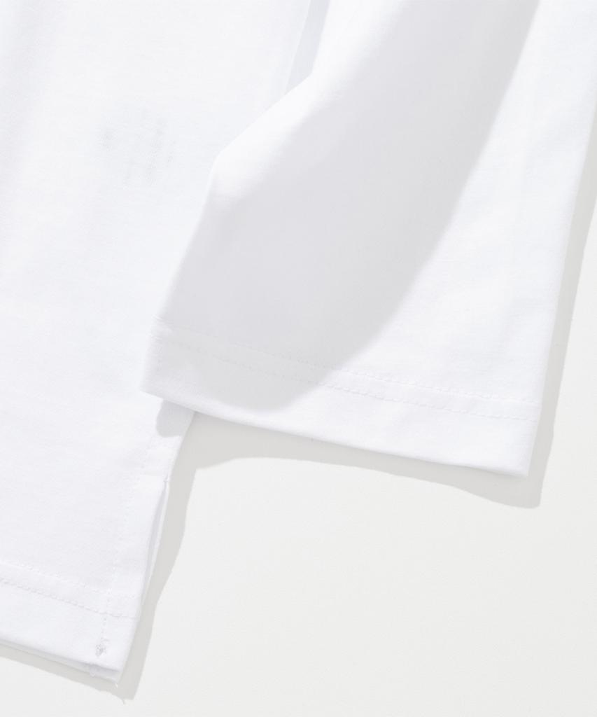 XOX Layered Crew Neck Long Sleeve T-Shirt [White]
