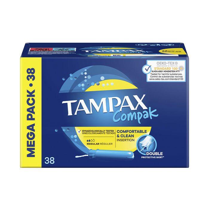 Tampons TAMPAX COMPAK tampón regular 38 u