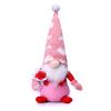 Valentine's Day Faceless Doll Dwarf Rose Heart Fairy Couple Figurine Decoration Christmas
