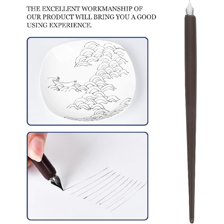 MAGICLULU Glaze Dip Pen Ceramic Tools Underglaze for Ceramics Pens Underglaze Pen for Pottery Ceramic Pottery Pen Ceramic Pottery Supplies
