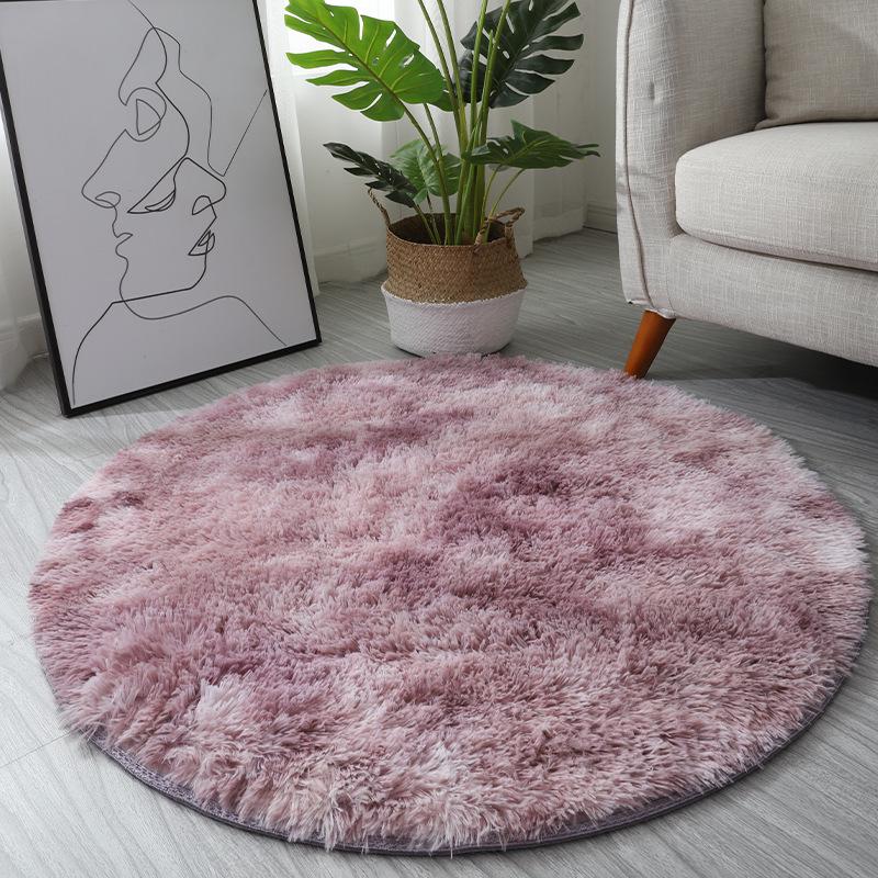 Tie-Dye Rundteppich für Wohnzimmer, Schlafzimmer oder Büroräume