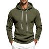 Men S Casual Long Sleeve Hooded Sweatshirt With Drawstring