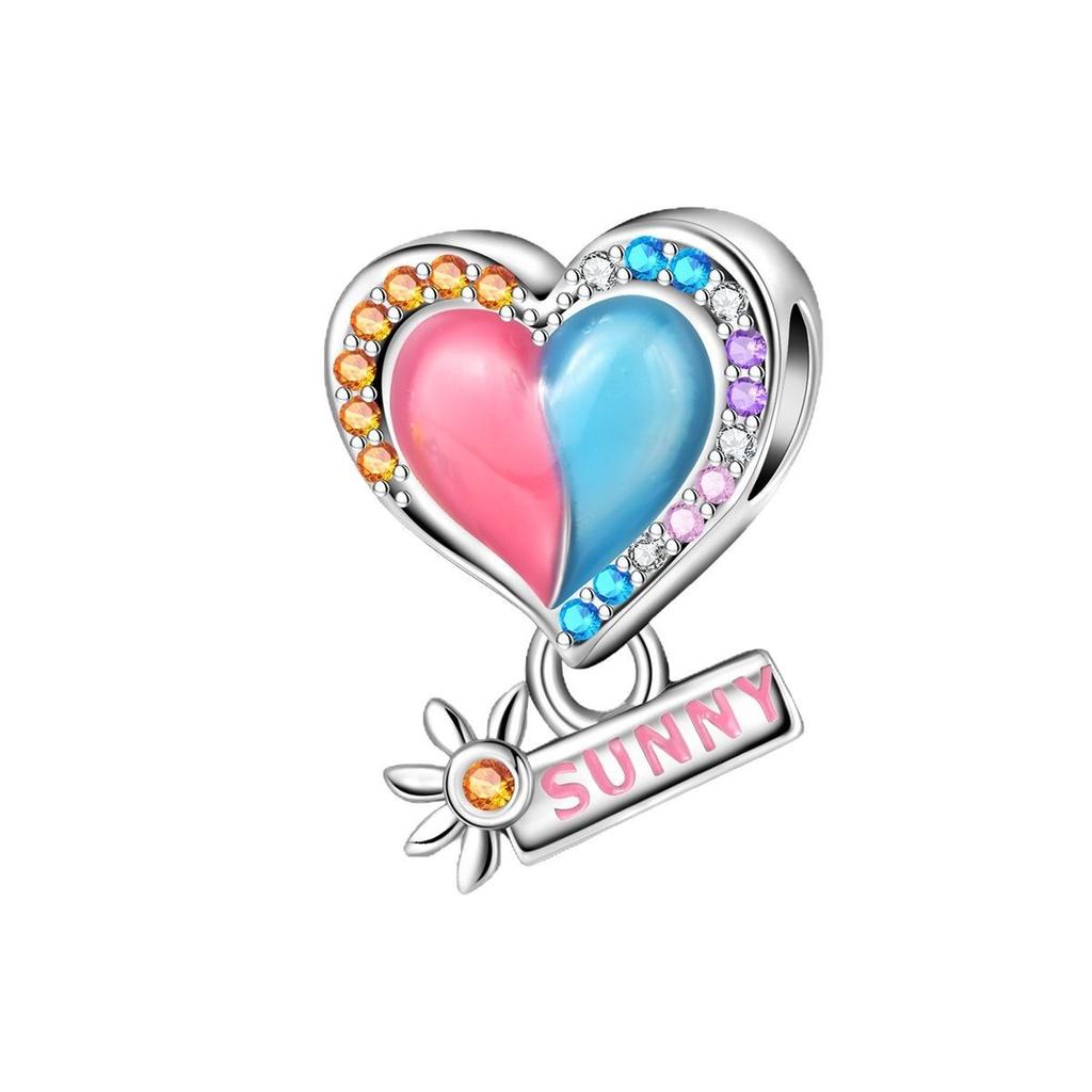 2026 Submarine Shell Perfume Sun Rainbow Charm Charm Beads DIY Jewelry Accessories Bracelet 925 Silver Girl