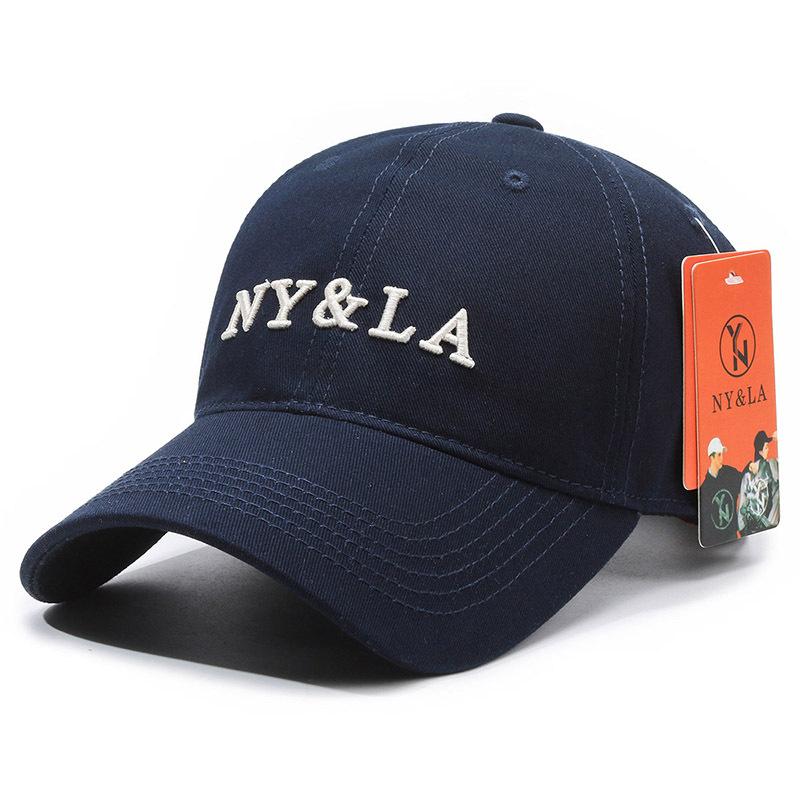 New Embroidery Ball Baseball Cap Sports Sunscreen Men's and Women's Sun Hats Breathable Versatile Casual Duck Tongue