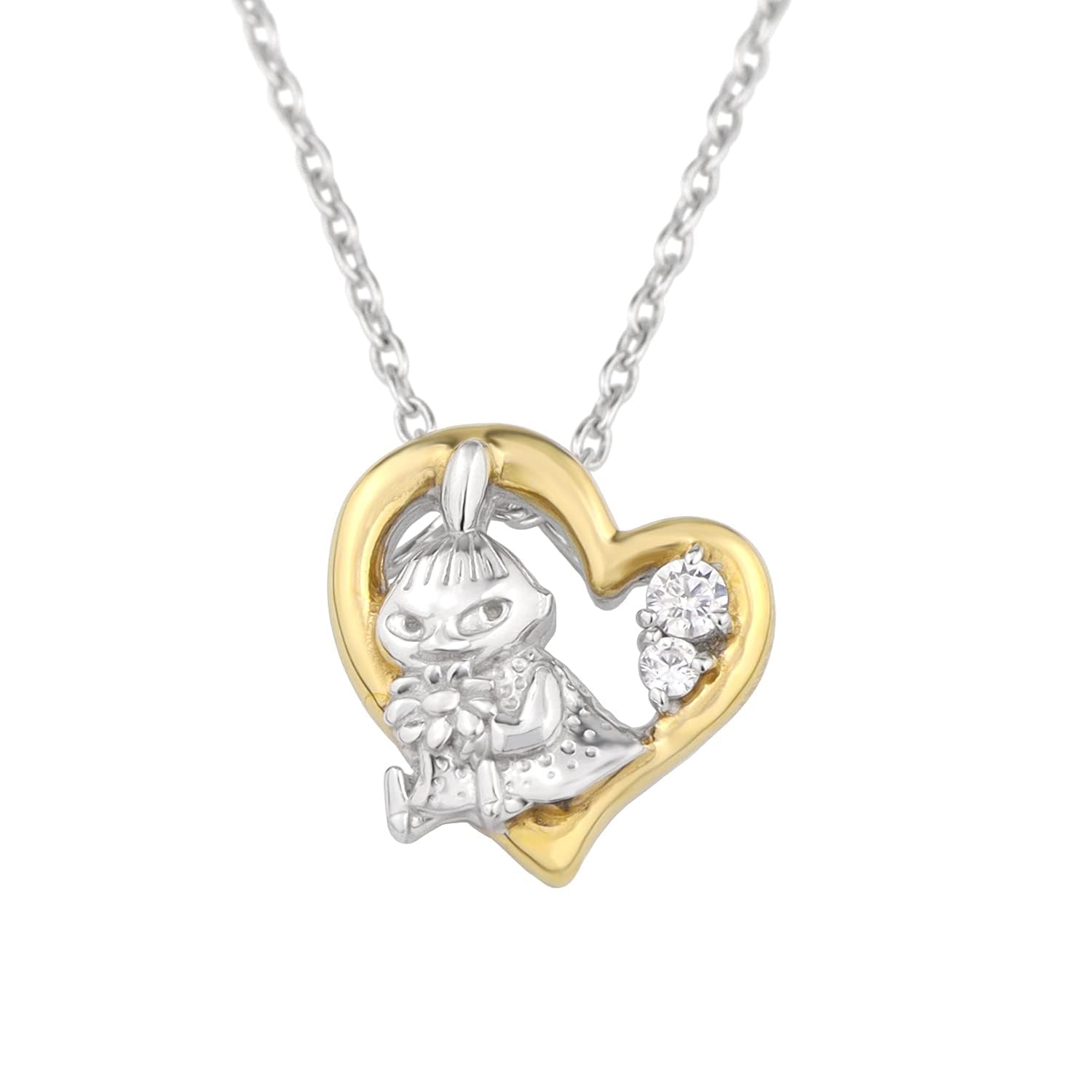 

Moomin Little My Open Heart Necklace Silver 925 Official Chibi My Goods Character [Shinjuku Ginnokura] Women s срібний