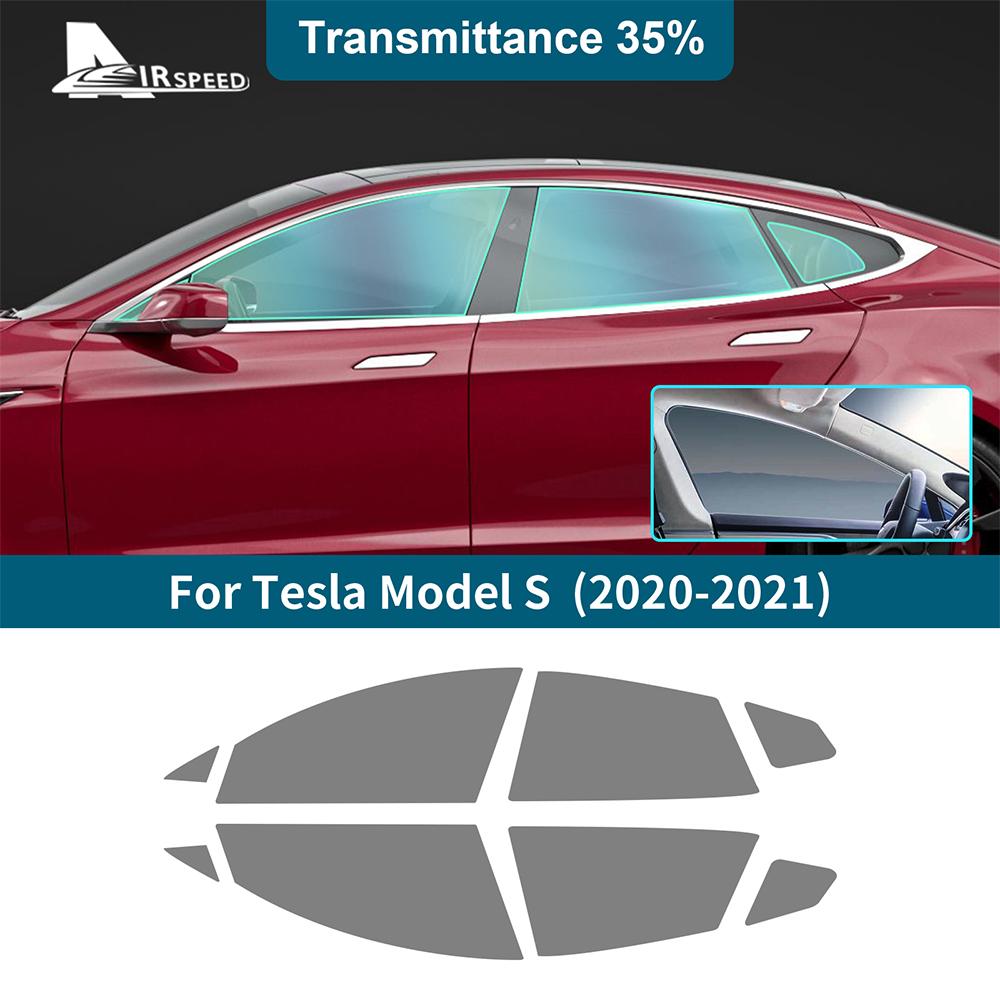 Solar UV Protector Summer Tint Film For Tesla Model S ModelS 2020 2025 Car Front Rear Side Window Accessories