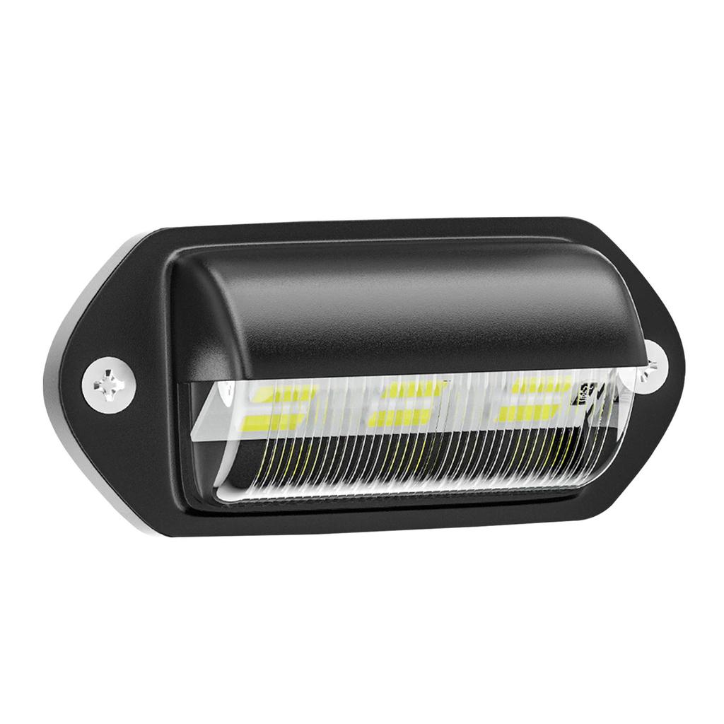 Car LED License Plate Light DC 12V To 24V Waterproof 6 LED License Plate Lamp Taillight Truck SUV Trailer Van RV Boats Accessory