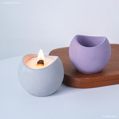 Moule en silicone incurvé pour pot de bougie, pot de fleurs minimaliste, moules pour fabrication de béton, boîte de rangement en résine, design moderne, artisanat, cadeau