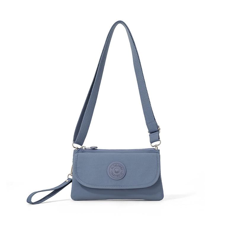 Crossbody Bag Women's Lightweight Coin Purse Nylon Water-Repellent Mobile Phone Bag