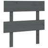 VidaXL Headboard Grey 93.5x3x81 Cm Solid Pine Wood 819052