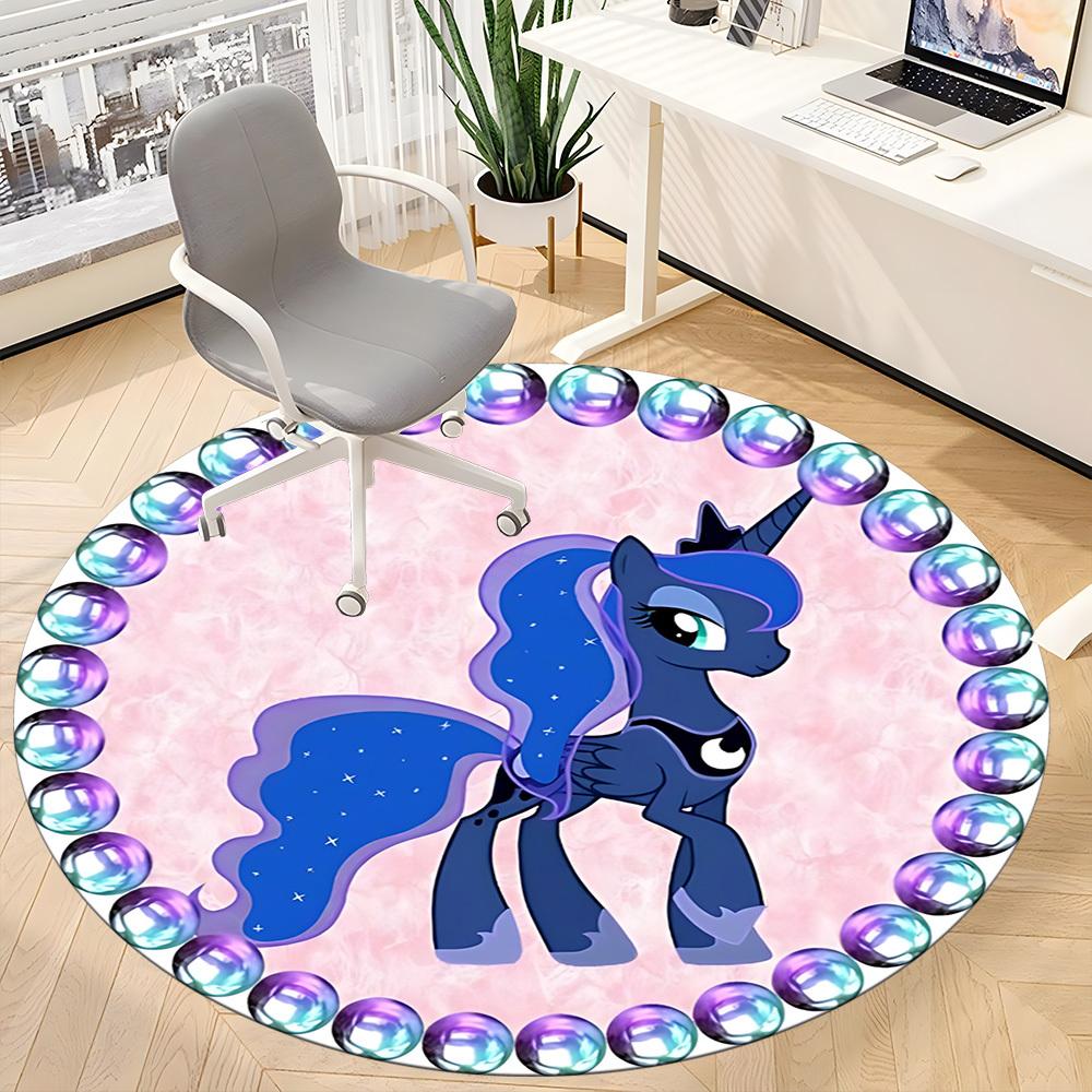 1pc Unicorn Fantasy Chair Carpet for Office, Non-slip, Soft and Durable Leisure Rug, Perfect for Office, Living Room yy251103113