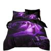Three-Piece Rose Quilt Cover 3D Digital Printing Nordic Style Grinding