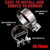 Stainless Steel Pipe Connection Hoop 40-76mm Steel Pipe Clamp Strong Hose Clamp