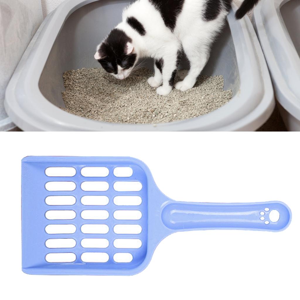 Cat Litter Scoop Hollow Grid Sy Filtering Kitten Litter Shovel PP Plastic Cat Poop Sifter