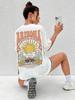 Arizona Scenery Printed Womens T-Shirt Harajuku Personality Tshirt Fashion Casual Clothing Breathable Summer T Shirts Women